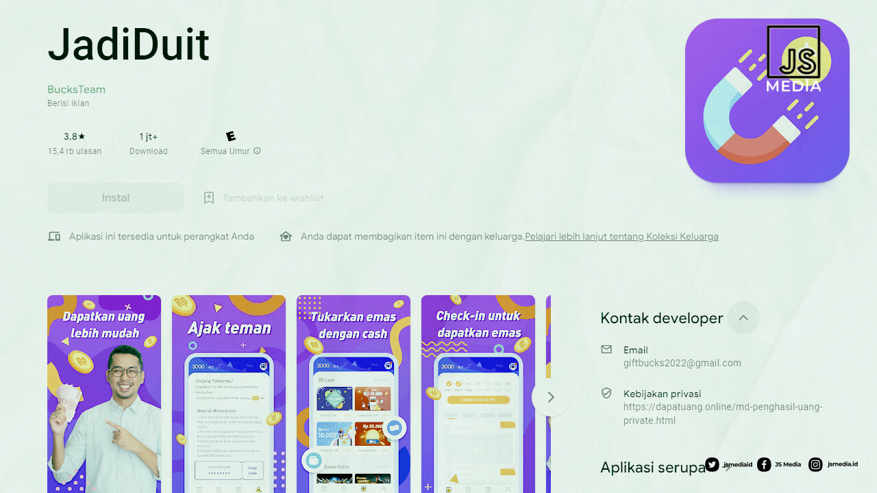 Download Aplikasi JadiDuit APK