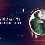 baju-hitam-celana-hitam-jilbab-hijau