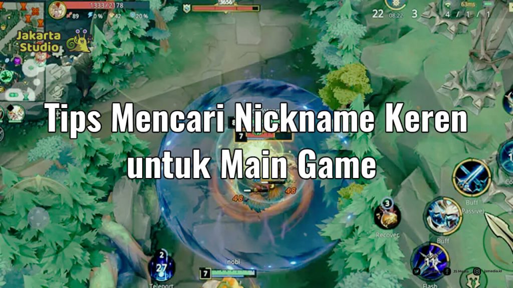 Tips Mencari Nickname Keren