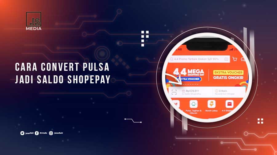 Cara Convert Pulsa Jadi Saldo Shopeepay