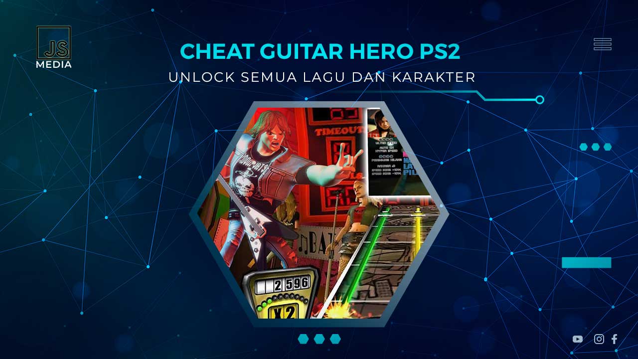 Cheat Guitar Hero PS2 Buka Semua Lagu