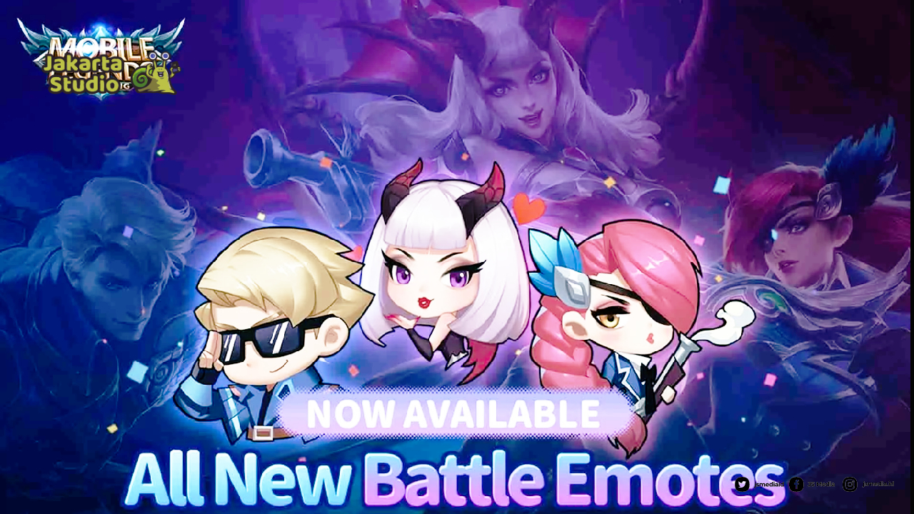 Stiker Item dan Emote Mobile Legends