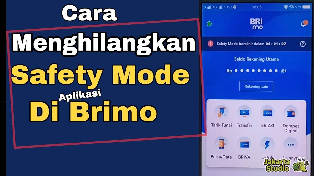 Cara Mematikan Safety Mode BRImo 