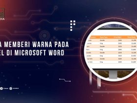 Cara Mewarnai Tabel di Microsoft Word