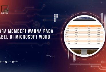 Cara Mewarnai Tabel di Microsoft Word