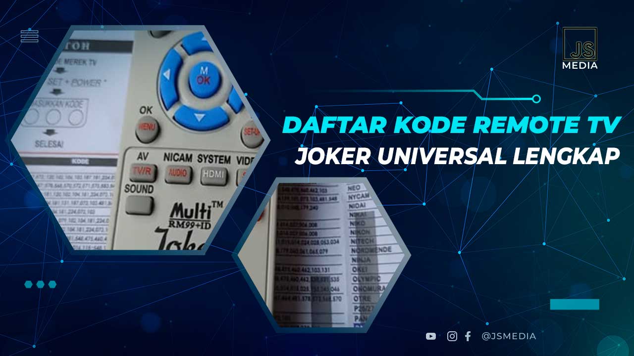 Kode Remot Joker Lengkap