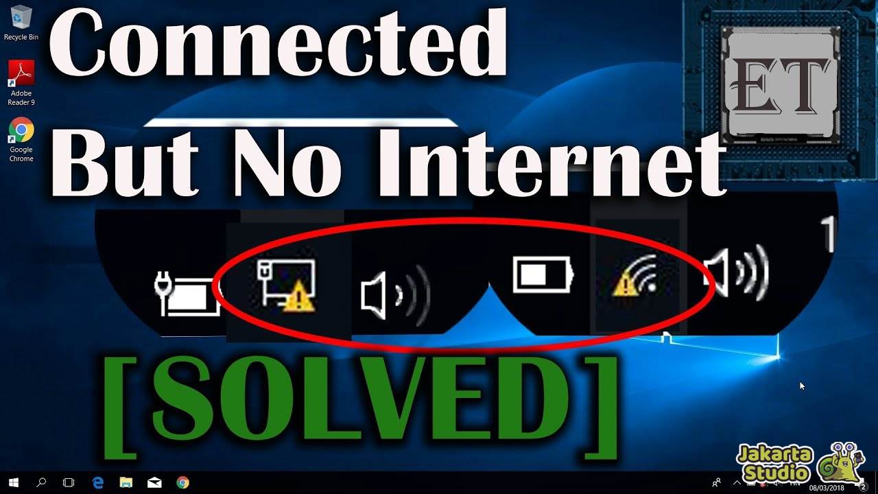 Solusi No Internet Access Windows 10