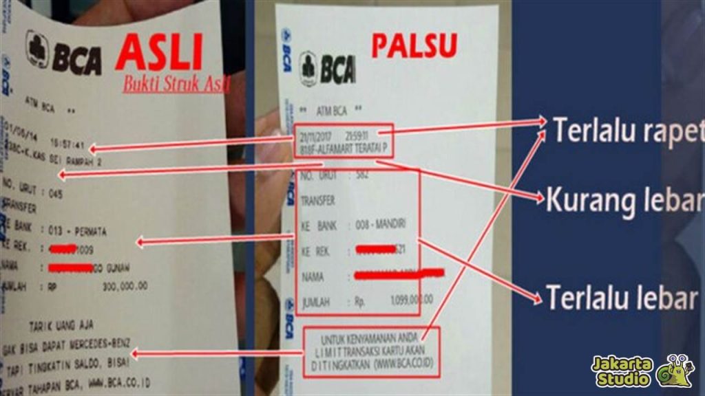 Cara Membedakan Bukti Transfer BCA Palsu dan Asli