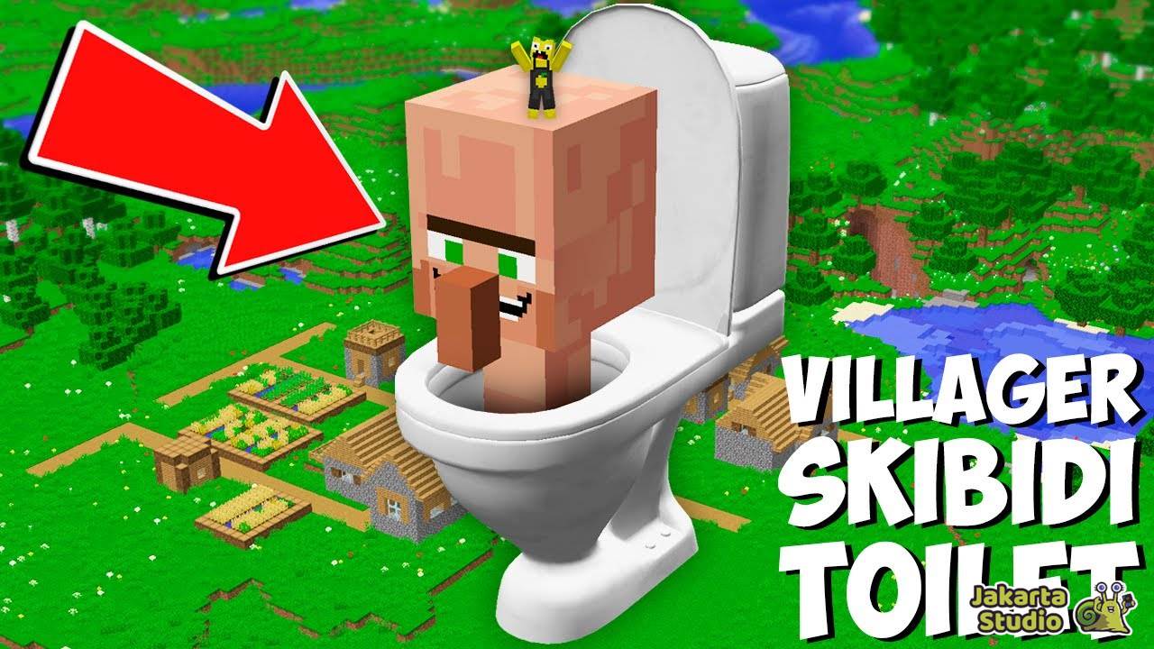 Cara Download dan Install Skin Skibidi Toilet Minecraft