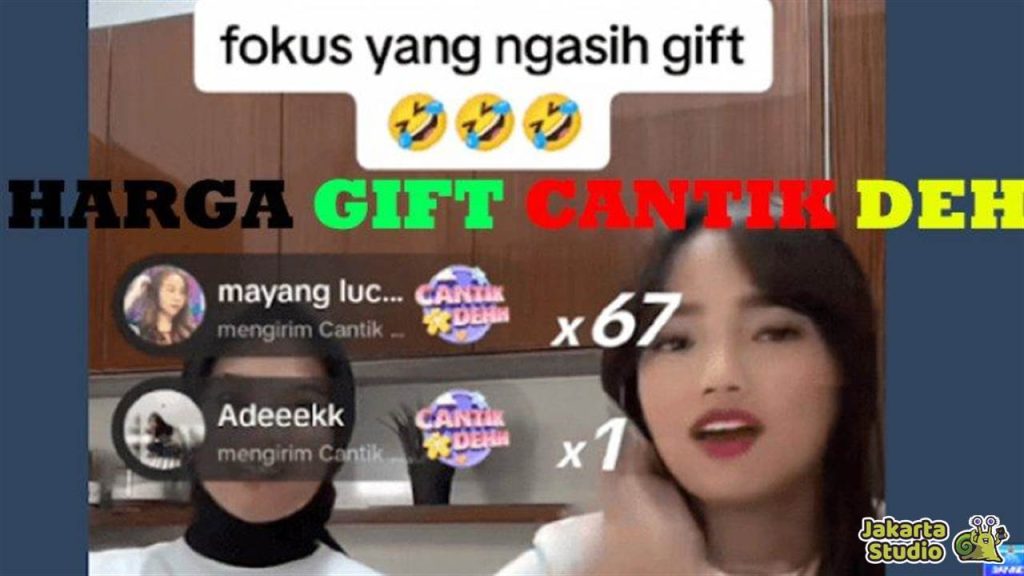 Harga Gift Cantik Deh TikTok