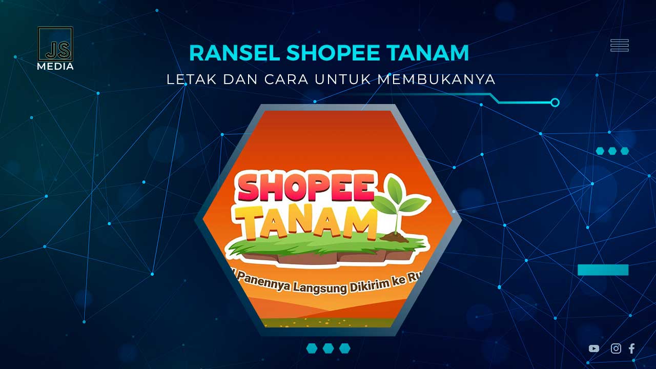 Letak Ransel Tanam Shopee