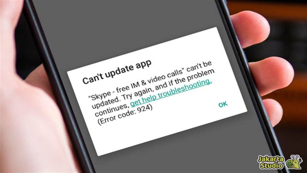 Solusi Error Code 924 Play Store
