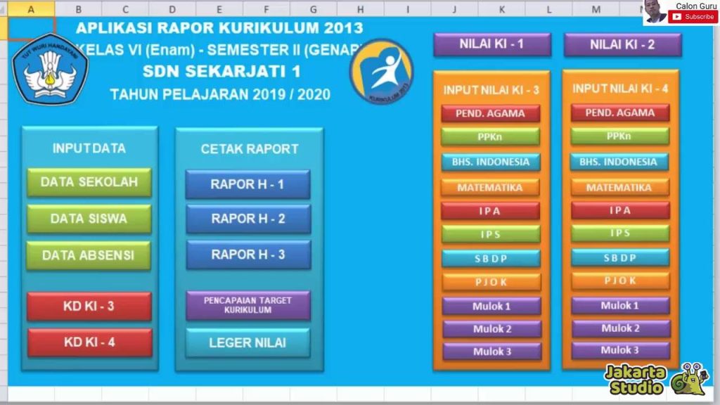 Aplikasi Raport K13 Full APK