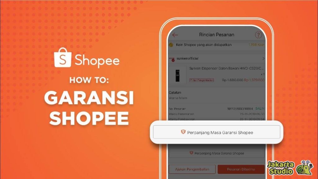 Cara Memperpanjang Masa Garansi Shopee 