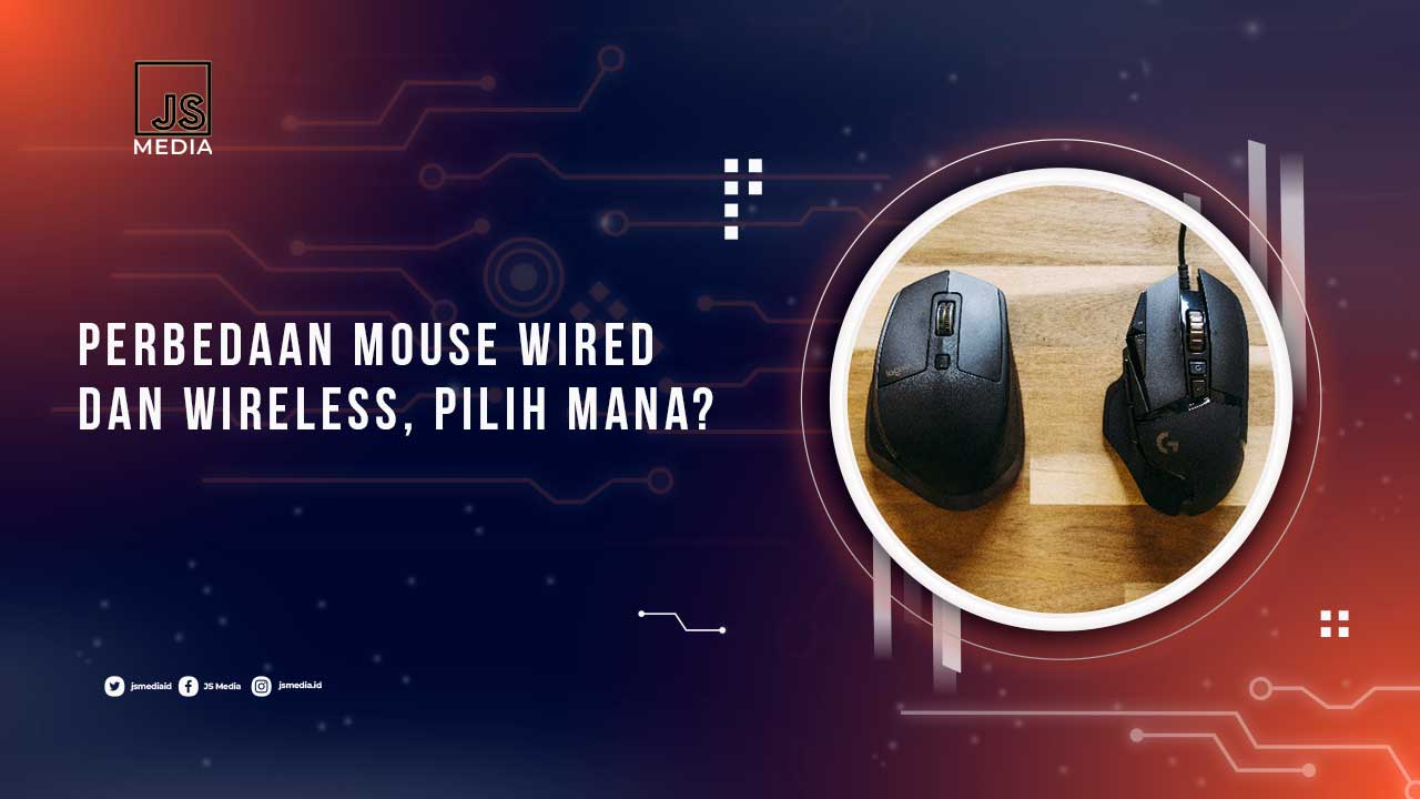 Perbedaan Mouse Kabel dan Wireles