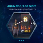 Akun FF 8 9 10 digit