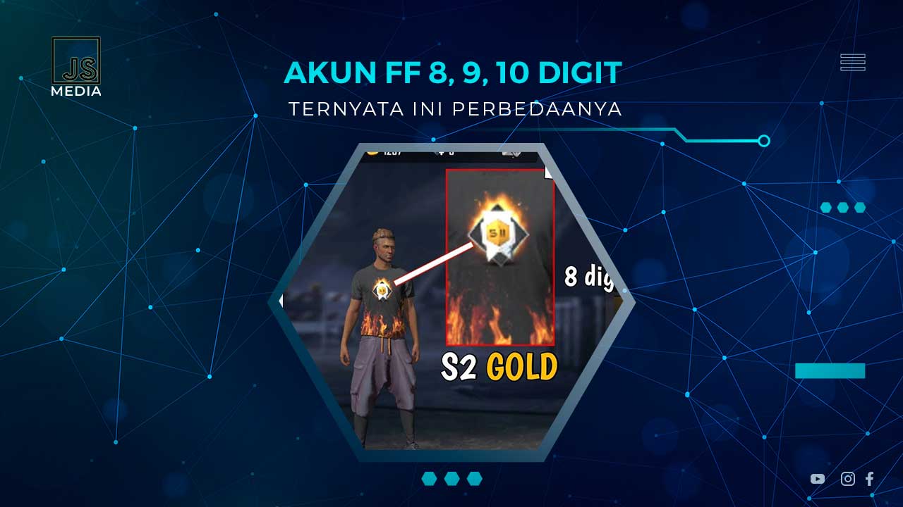 Akun FF 8 9 10 digit