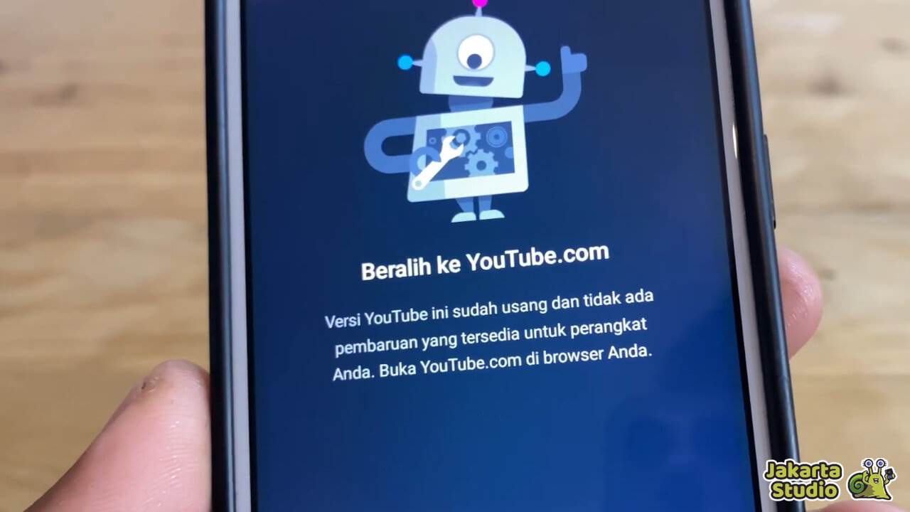 Solusi Beralih ke Youtube.com, Aplikasi Tidak Bisa Digunakan