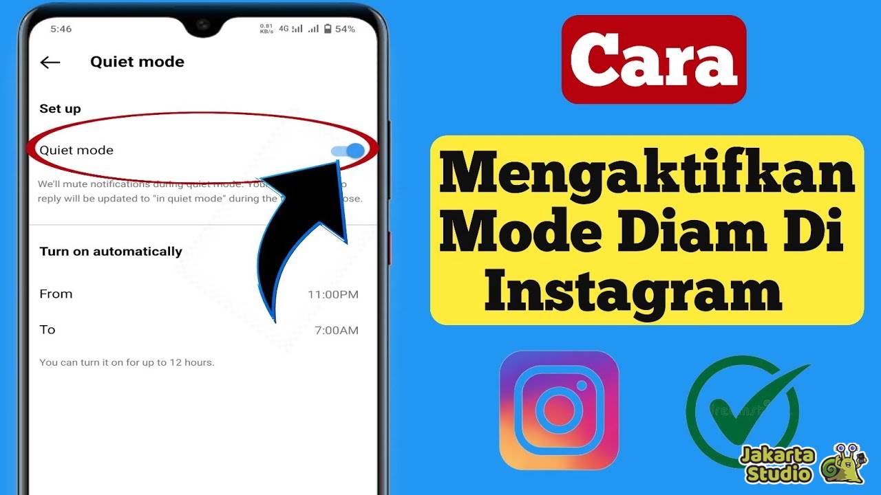 Cara Mengaktifkan Mode Senyap Instagram 