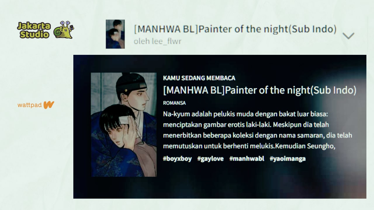 Karakter Painter of the Night Sub Indo