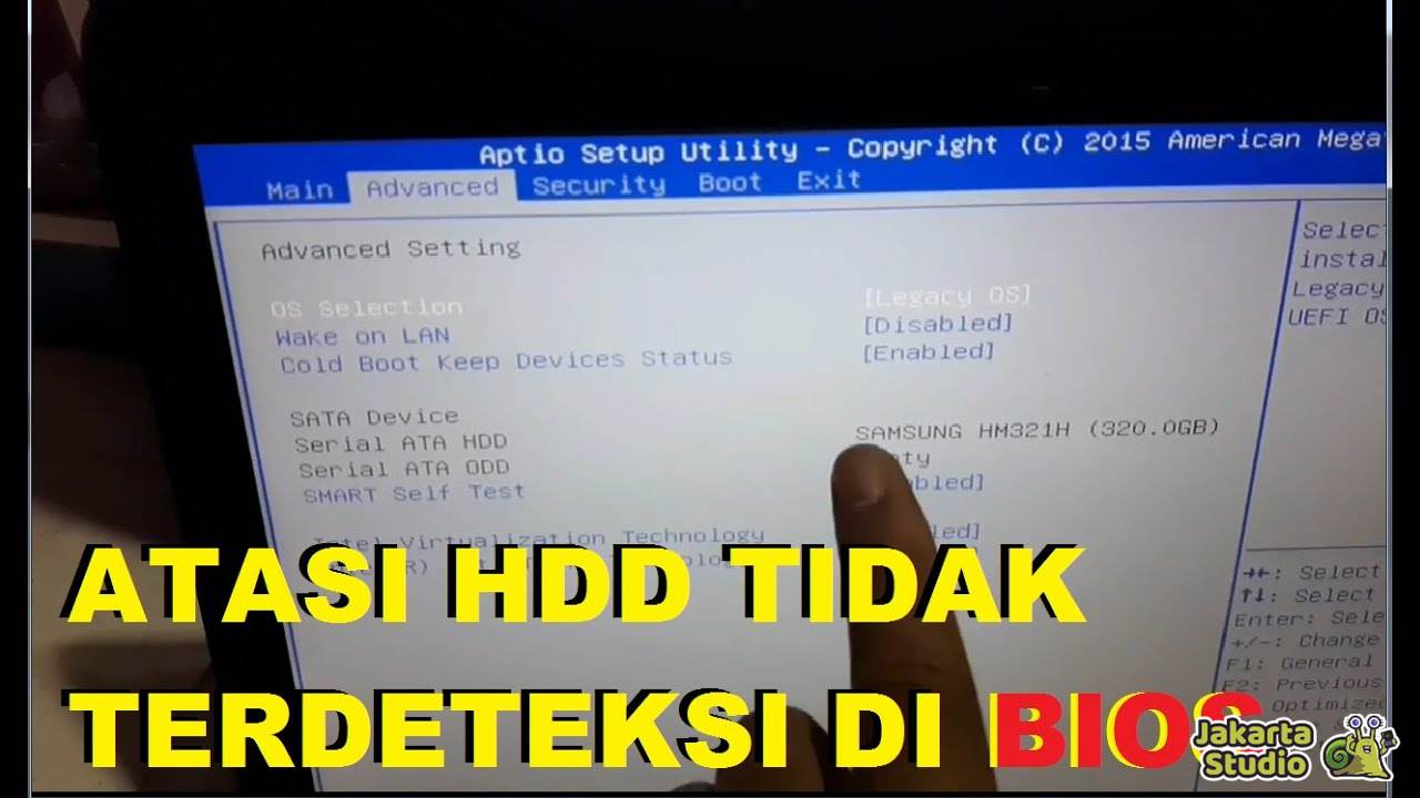 Penyebab Hard Disk Tidak Terbaca BIOS