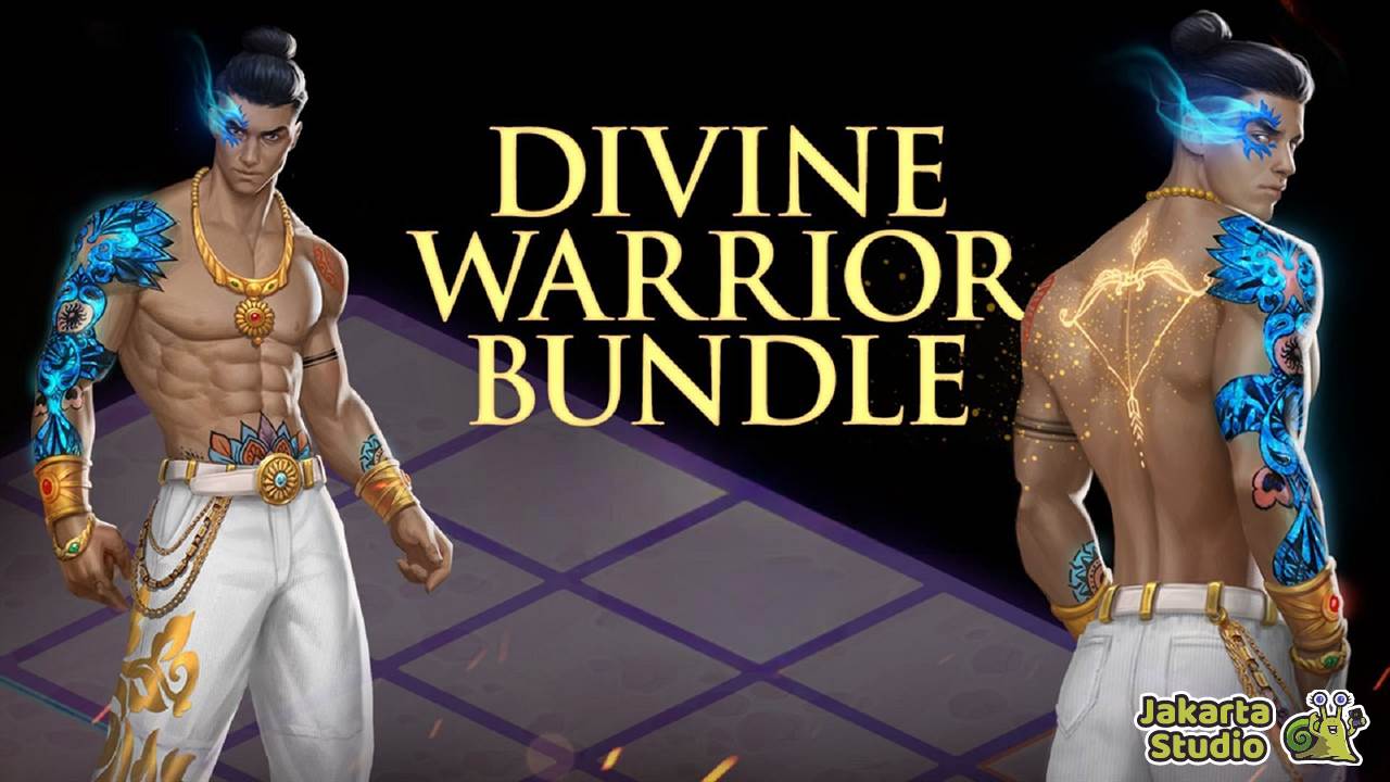 Bundle Divine Warrior Free Fire 