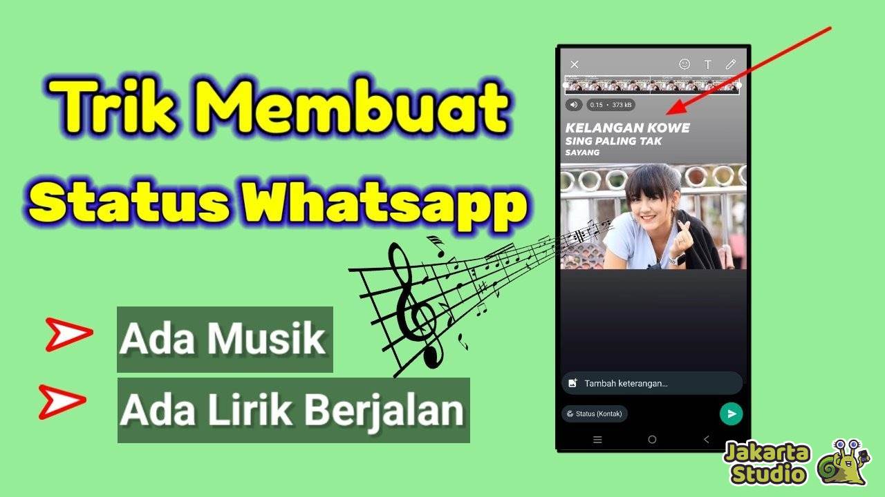 Cara Membuat Status Lagu Whatsapp 