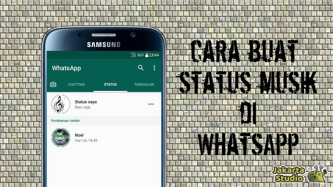 Cara Membuat Status Lagu Whatsapp 