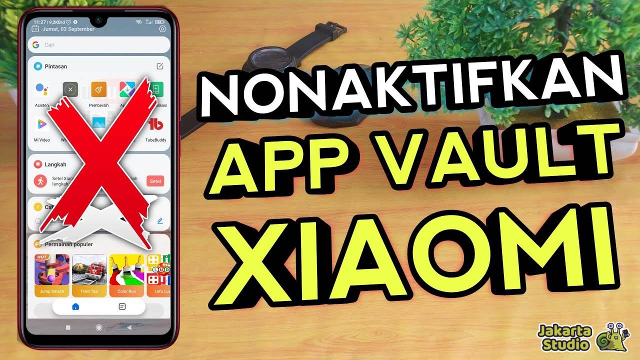 Cara Menghapus App Vault Xiaomi 