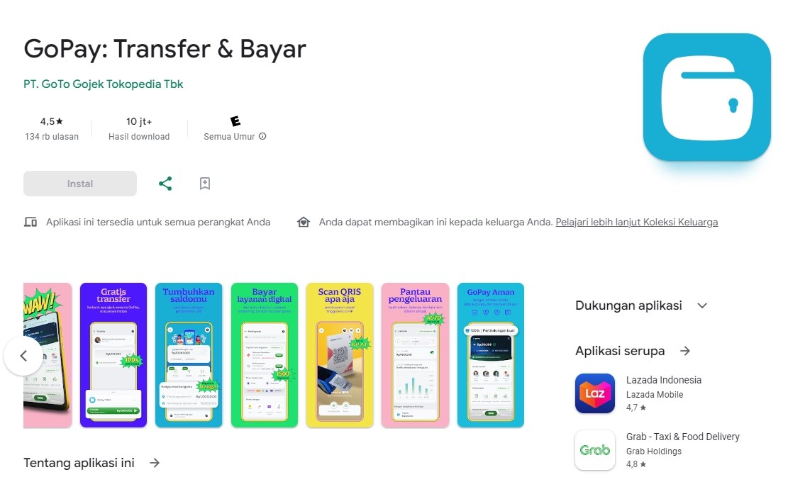 GoPay - Transfer & Bayar