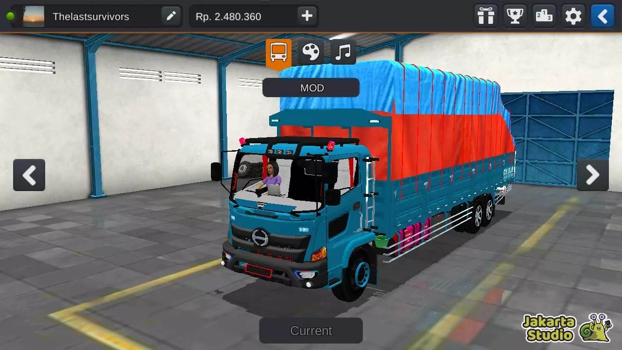 Download Mod Truck Trailer Siba Surya BUSSID