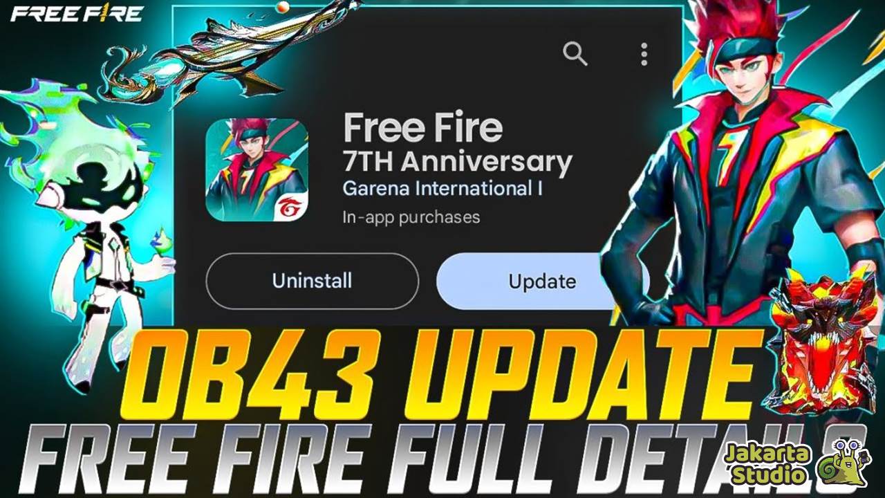 Kapan Update Patch OB43 Free Fire