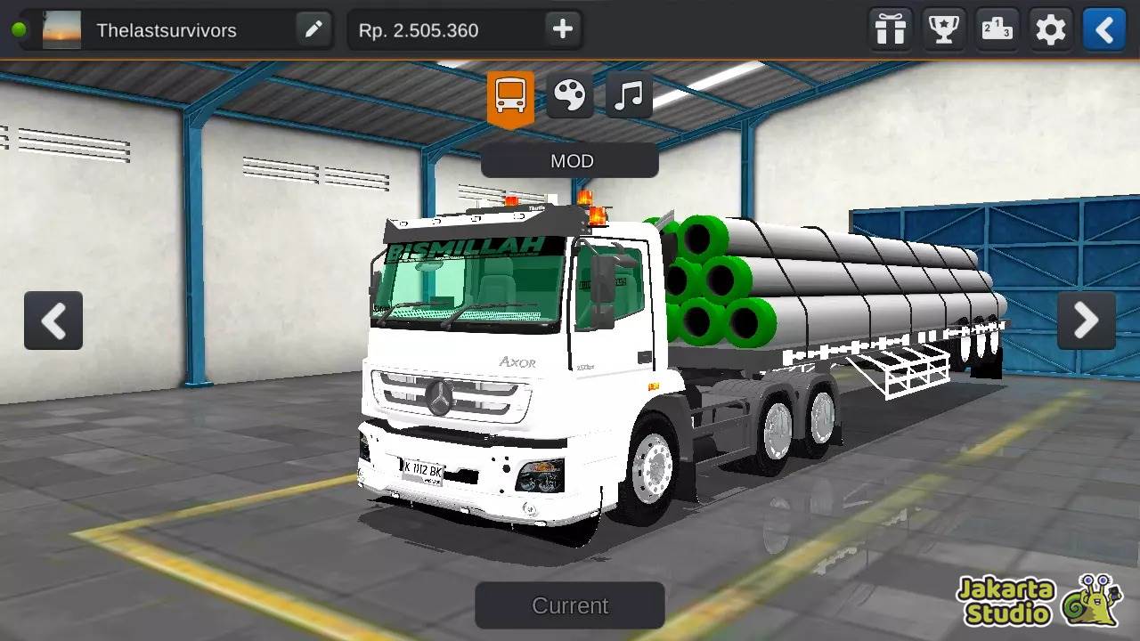 Download Mod Truck Trailer Siba Surya BUSSID