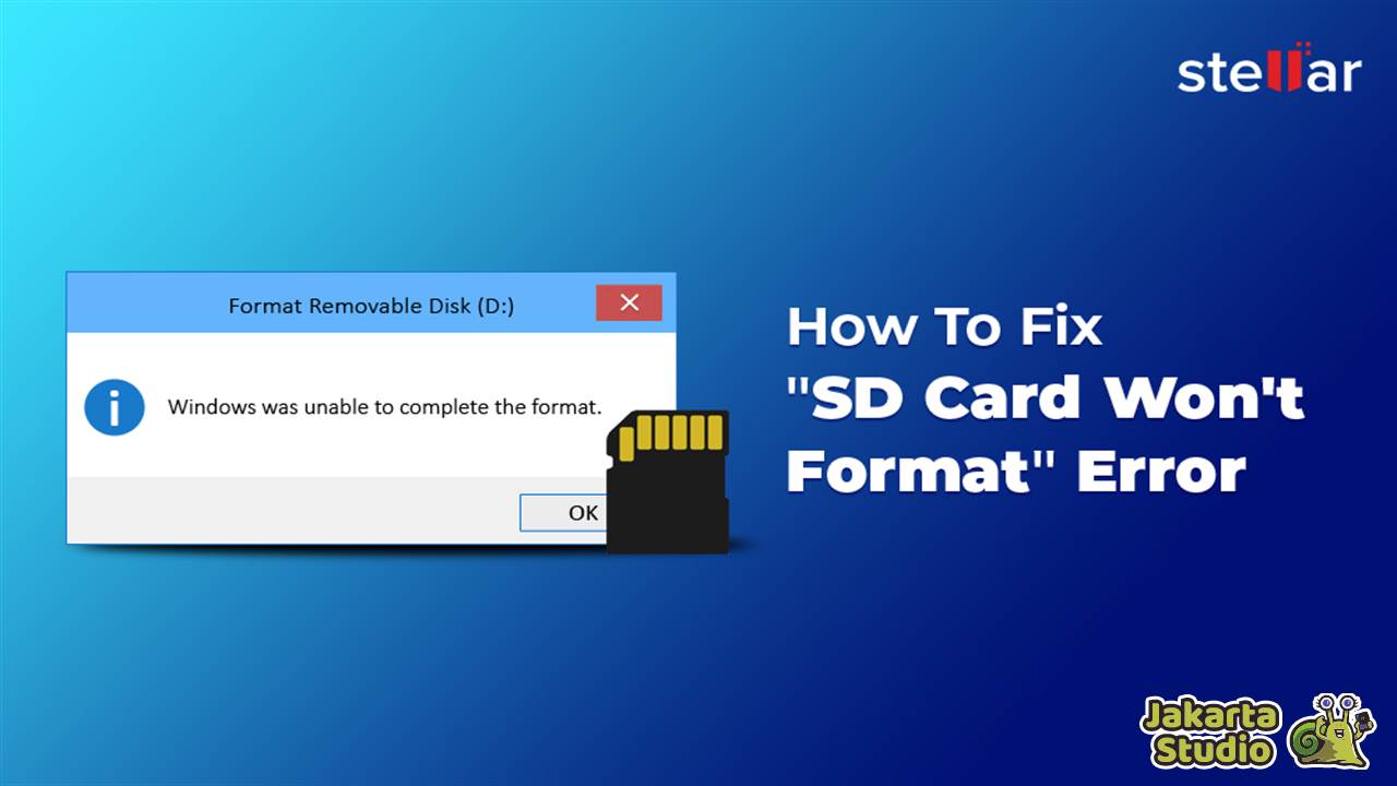 Penyebab SD Card Tidak Bisa Diformat