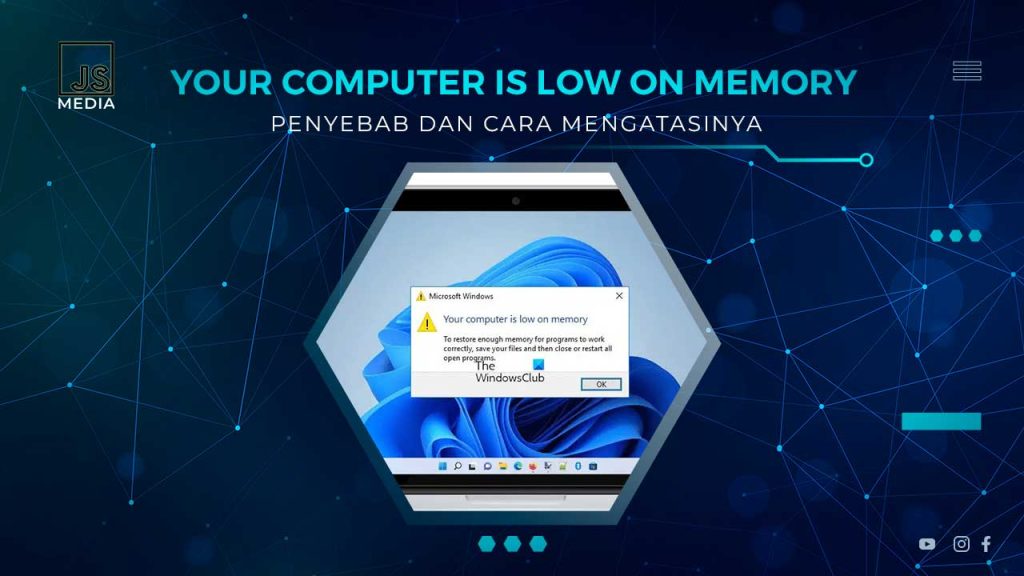 8 Cara Mengatasi ‘Your Computer Is Low on Memory’ Windows