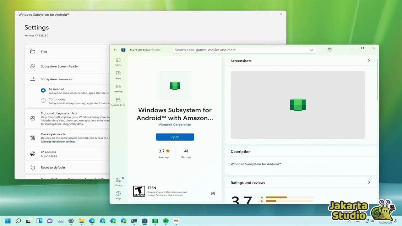 Cara Install WSA di Windows 11