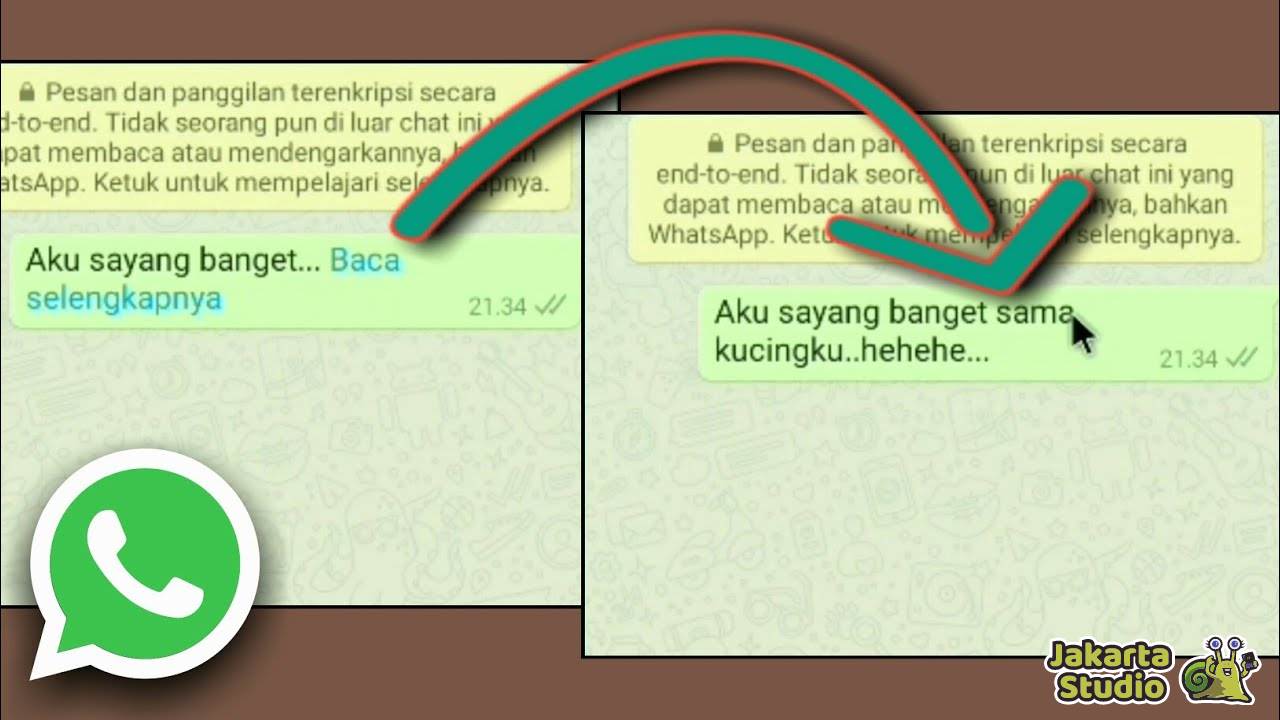 Cara Membuat Baca Selengkapnya WA 