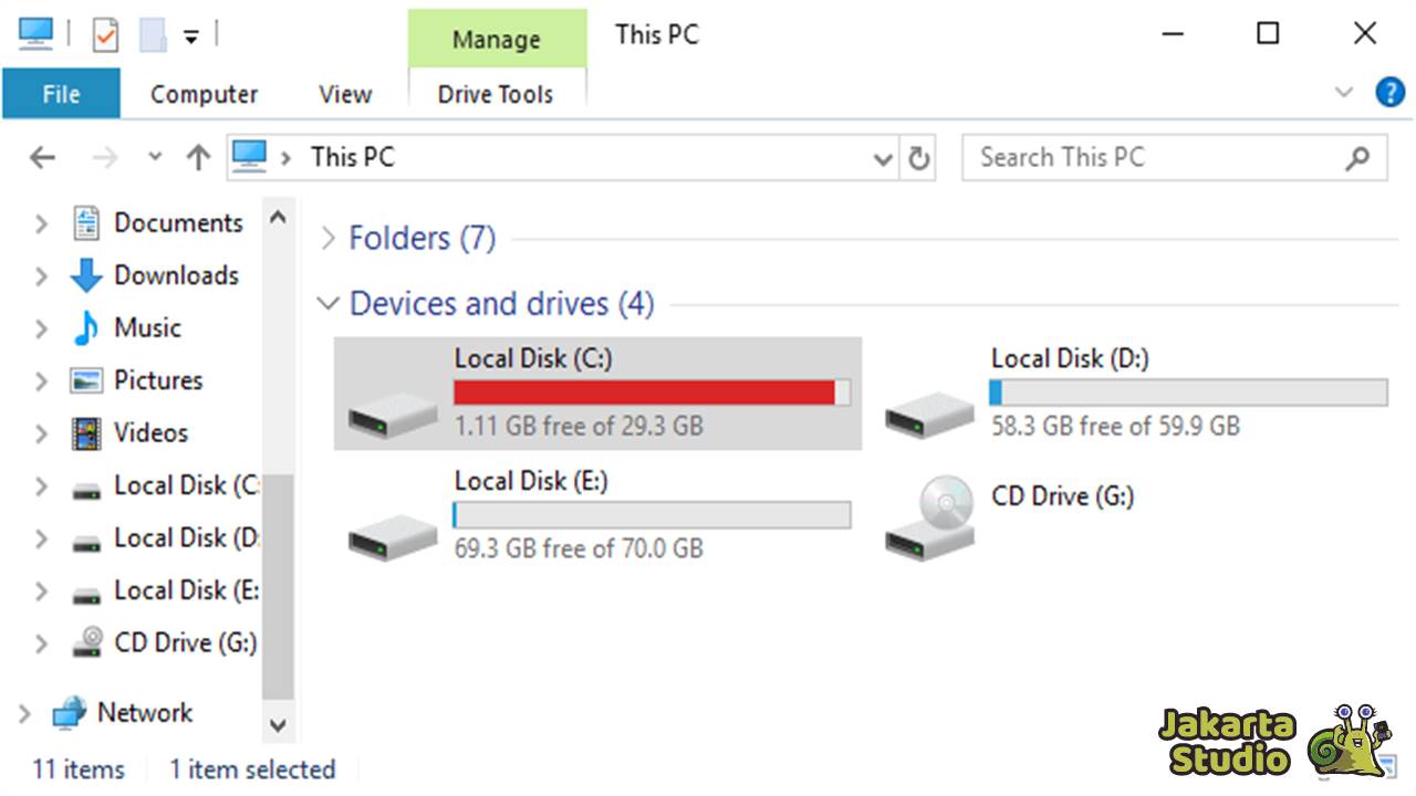 Cara Mengatasi Local Disk C Penuh