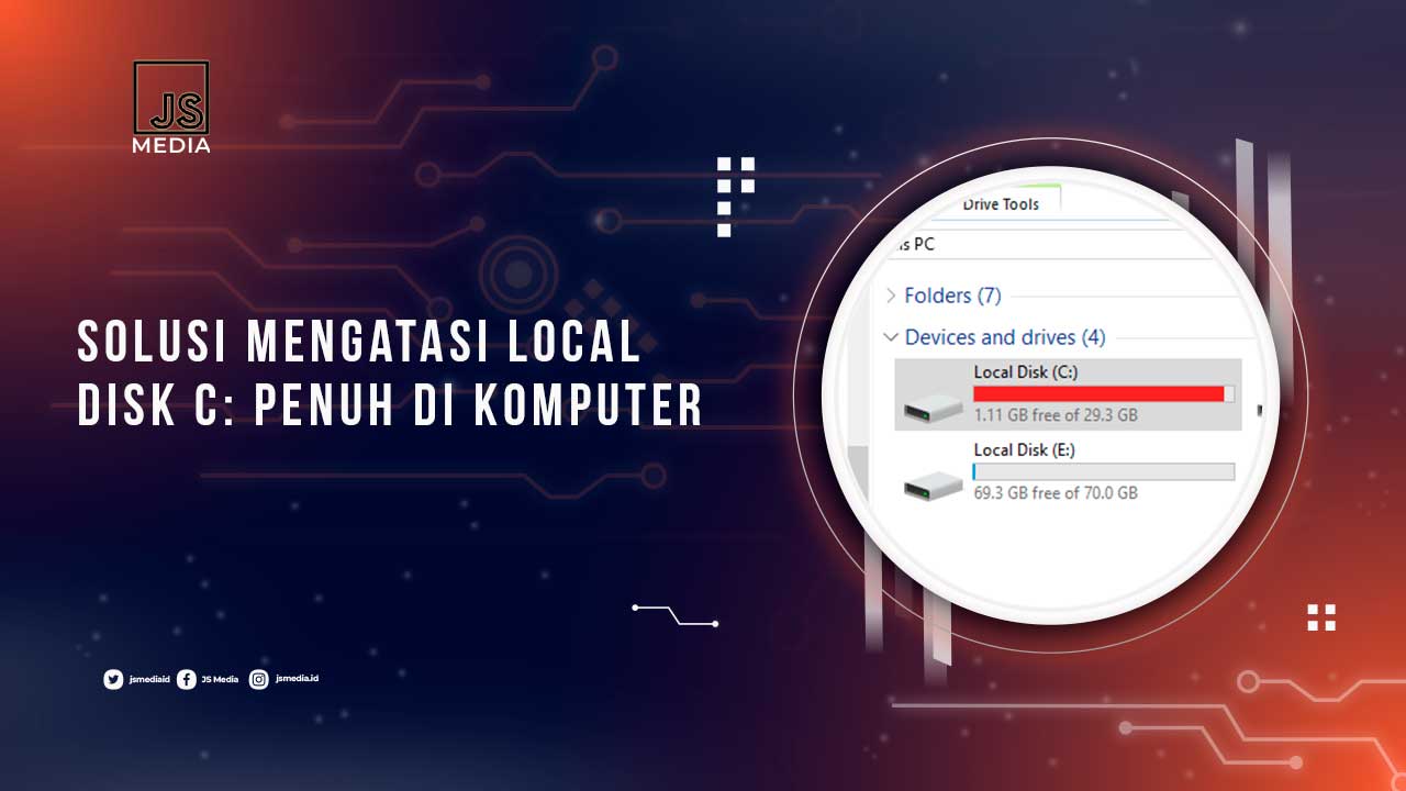 Cara Mengatasi Local Disk C Penuh