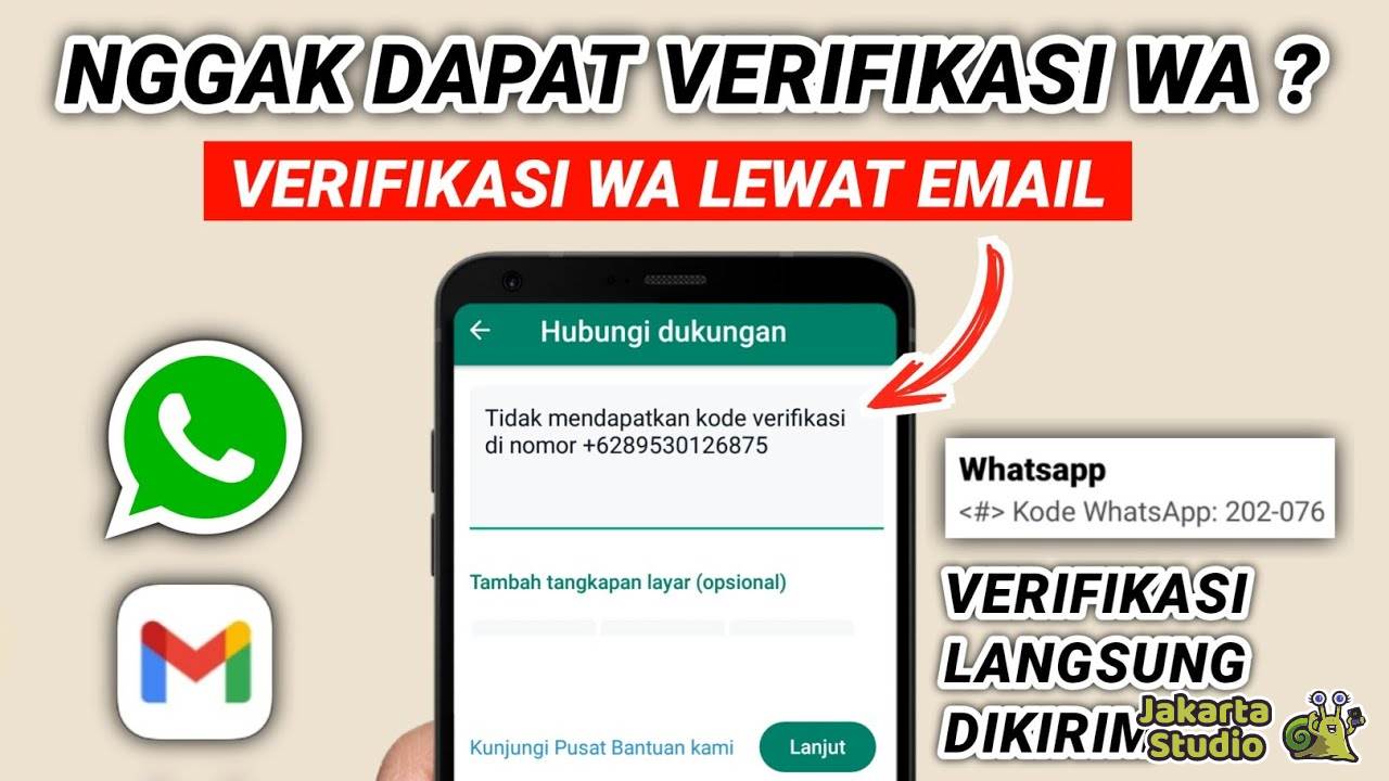 Cara Verifikasi WA Lewat Email