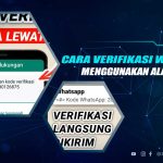 Cara Verifikasi WA Lewat Email