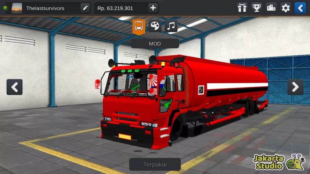 Download Mod BUSSID Truck Tangki CP0