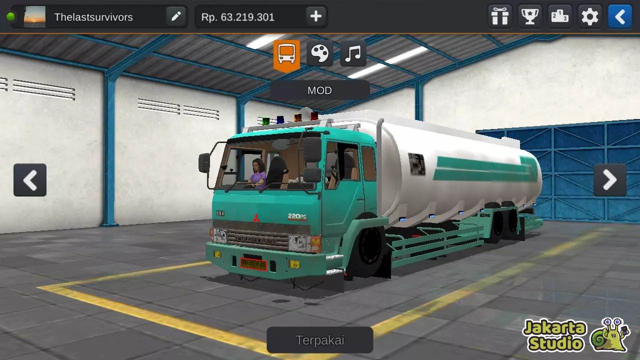 Download Mod BUSSID Truck Tangki CP0