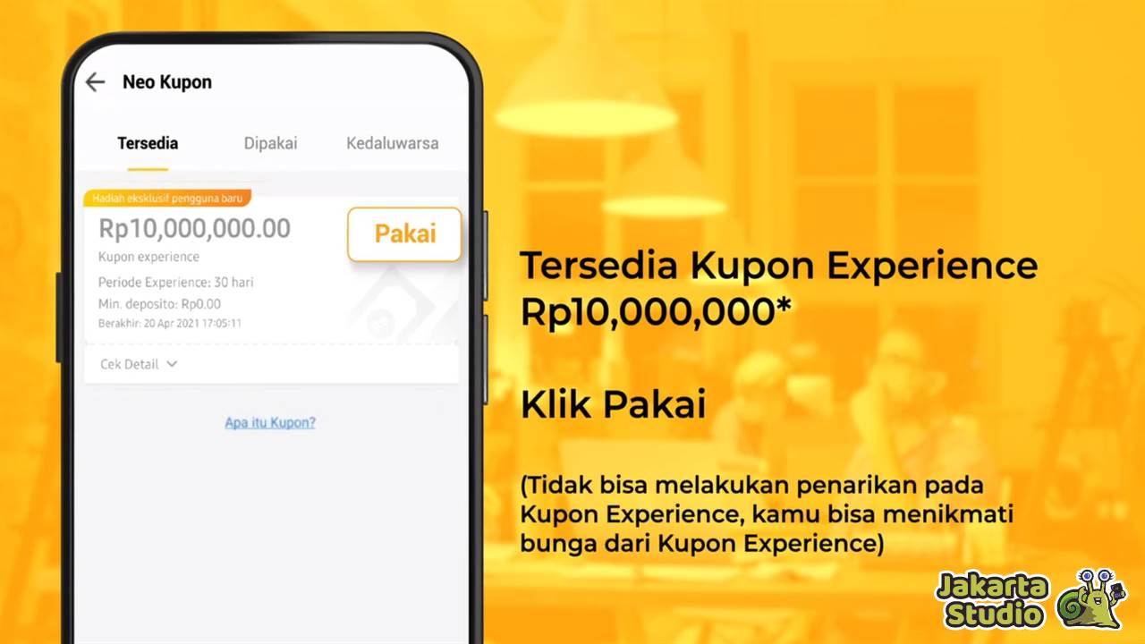 Fungsi Kupon Experience Neo Bank