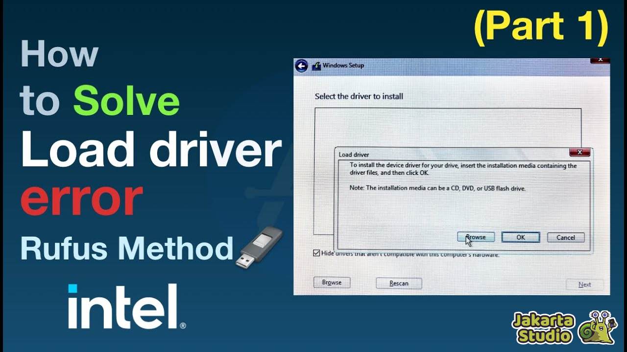 Solusi Error Load Driver 