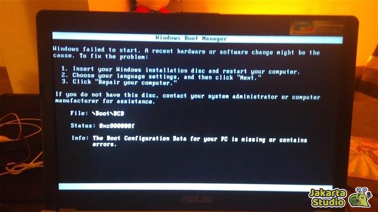 Solusi Gagal Booting di PC Laptop 