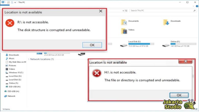 6 Cara Mengatasi Hardisk Not Accessible Dengan Mudah