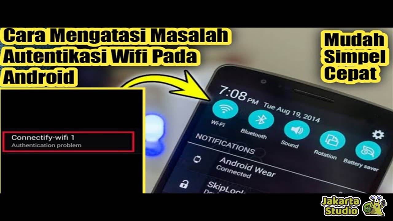 Solusi Masalah Autentikasi Wifi Android 