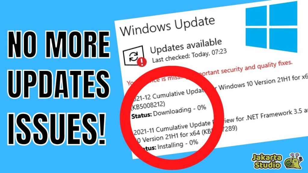 Solusi Update Windows Stuck Downloading 