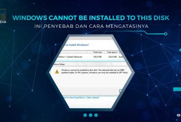 Solusi Windows Cannot Be Installed to This Disk